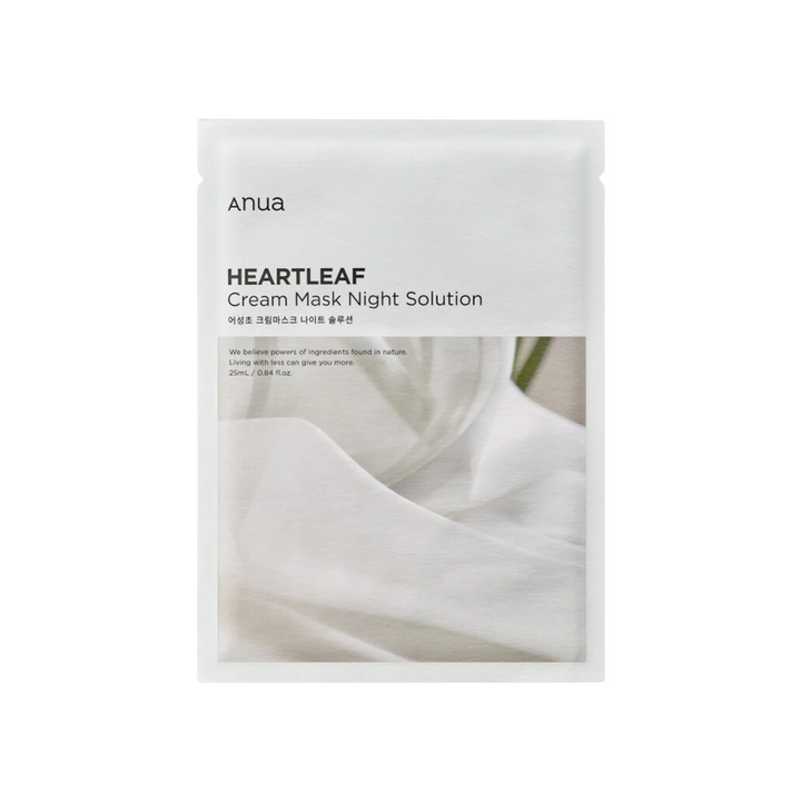 Anua Heartleaf Cream Mask Night Solution 25ml