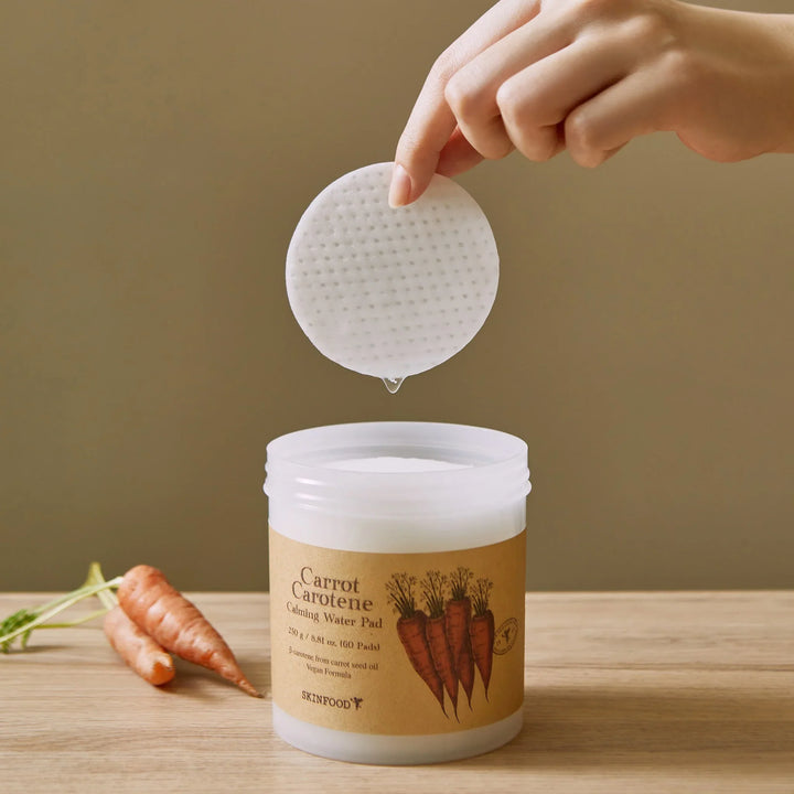 Skinfood Carrot Carotene Calming Water Pad 250g [60 Sheets]