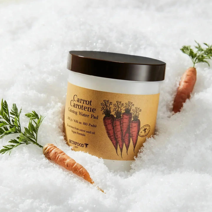 Skinfood Carrot Carotene Calming Water Pad 250g [60 Sheets]